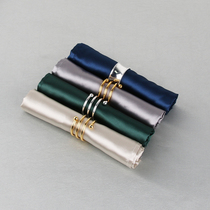 Light extravagant cold and light wind with a cloth-like cub-style plate room soft-mounted high-end napkin hotel Western restaurant Mouth Cloth Clubhouse