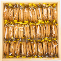 Peach crisp biscuits whole box bulk walnut crisp Old pastry breakfast snack snack snack pastry pastry