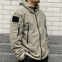 New outdoor hooded fleece mens assault jacket inner extra size outdoor clothing