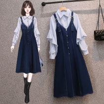 Pleated sleeve Hem Maternity Blouse Maternity Shirt Maternity Strap Skirt Large size Maternity dress Maternity suit Maternity Clothes