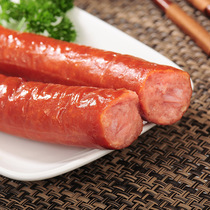 Xiwang garlic sausage 220g * 4 bags of garlic open bag instant red sausage snacks Shandong food Ham