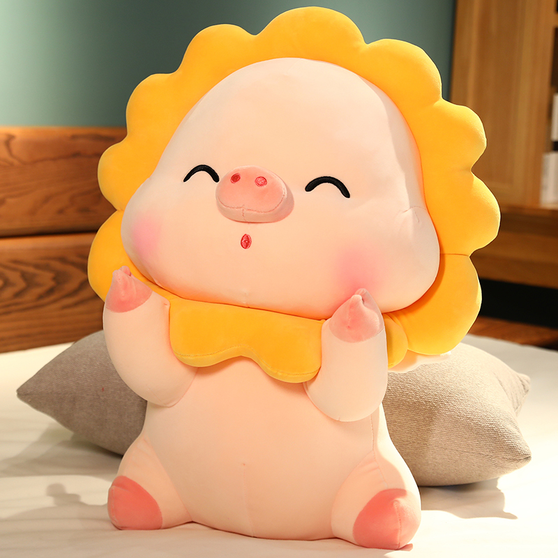 猪猪毛绒玩具小猪公仔睡觉抱枕生日礼物女生大玩偶超软布娃娃床上