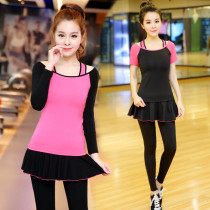 Yoga suit sports suit women's 2021 autumn and winter fitness suit three-piece slimming professional running suit yoga spring