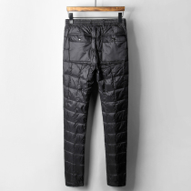 2021 Winter new mens down pants outside wear outdoor business leisure light white duck down warm trousers