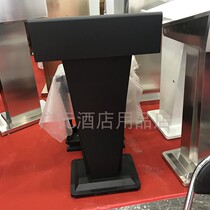 Metal property duty desk Hotel restaurant Welcome desk Barbecue Hotel reception desk Lecture table Etiquette table Opening ceremony