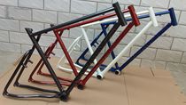 Clearance 700C single speed steel frame Renault 725CR-MO chrome molybdenum steel frame large five-way with eccentric center axle