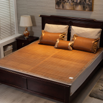 Bamboo Mat 1 8m bed summer folding double straw mat double sided single student dormitory 1 5 m Mat 1 2