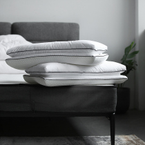  Alley trick) Feather velvet memory pillow protects the cervical spine and helps sleep pillow core does not collapse and does not deform High pillow