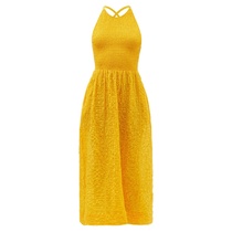 Three Graces Lundon Soleil Soft Glutinous Bubble Yarn Vest Dress 2022 New Spring Summer Lady