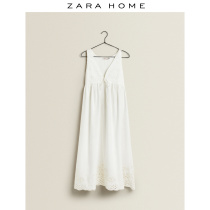Zara Home long hollow embroidered cotton night dress home clothes female summer thin section 44233121712