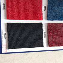 Durable fireproof carpet full of rug office black red ring velvet carpet hotel fire ring velvet carpet