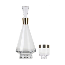 Modern light luxury model room Sales office Living room Dining table Dining room Transparent glass wine glass Wine cabinet Soft decoration