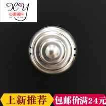 Convex round piece silver ornaments Miao silver silver pieces national clothing accessories Miao silver bubble DIY