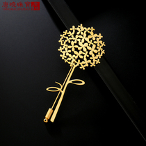 Simple fashion design of dandelion breast needle female personality coat blouse blouse bra blossom high-grade pin