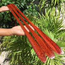 Mahogany shoestring Burmese flower super long free mail long handle shoehorn wearing shoes solid wood shoehorn shoehorn