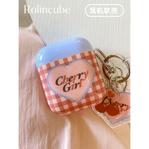 Rc original applicable airpods Protective case 2 3 generation pro protective cover ins Wind girl niche Apple ear case