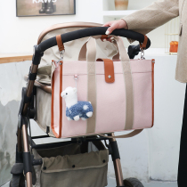 Large Capacity Mommy Tote Bag 2021 New Multifunction Single Shoulder Bag With Liner Slanted Satchel Version Mother & Baby Commuter Bag