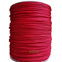 2mm 2 5 red durable rope submerged polyester polypropylene tie rope cast net bottom steel rope full woven flower blue hanging rope