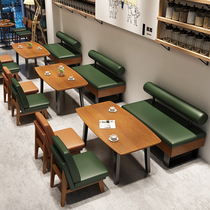 Customized chain store coffee shop restaurant card seat sofa leisure negotiation meeting Guest Restaurant milk tea shop table and chair combination