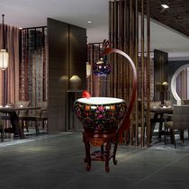 Jingdezhen ceramic automatic circulation filter running water Home-style fish tank living room decoration fish basin ornaments