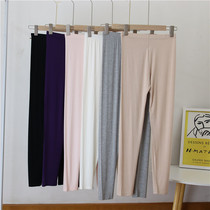Modell womens one-piece autumn pants Thin skinny leggings panties line pants warm pants Thin line pants autumn pants