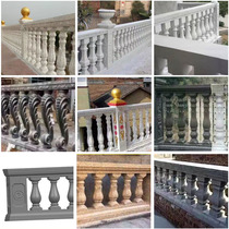 Roman column railing mold square balcony Villa fence guardrail vase cast-in-place cement square gourd construction