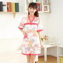 Han Edition high - grade gas pure cotton girl 2022 new sweat steam clothing suit large - scale fertilizer sauna suit