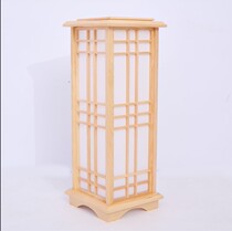 Japanese floor lamp Tatami live room decorative floor lamp Floor lamp Net red bedside table Wood floor lamp