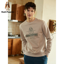 Hush Puppies Mens Home Tops 2021 Winter Warm Long Sleeve Sweatshirt) MC-21708D