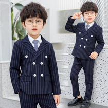 Boy suit suit handsome three-piece flower girl dress boy dress boy dress foreign style childrens suit host catwalk