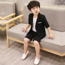 Childrens suit suit Boy dress Summer handsome British boy host suit catwalk performance suit Korean casual