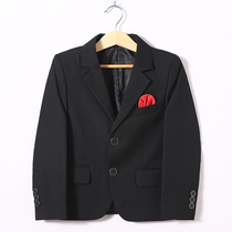 Boy Single Suit Black Single Piece Western Suit Jacket Children Flower Boy Casual Korean Version Small Suit Boy Gown Handsome