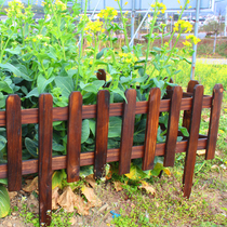 Outdoor anti-corrosion solid wood fence wooden fence garden fence garden garden decoration flower garden garden lawn guardrail Greening