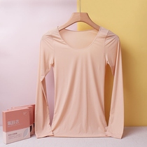 Muscle Undercoat Woman Autumn Winter Warm Blouse Fever Underwear mask Bottoms Shirts autummy Oxygen Skin-clad Skin clothing Bottoms Clothes