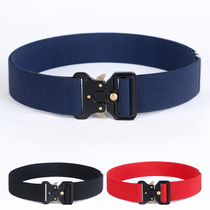 35mm big children and teenagers elastic belt new belt small middle and high school college students have elastic belly belt