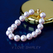 (Sold at a loss without making up) 8 5-8 9mm seawater akoya pearl bracelet 14K lantern buckle round
