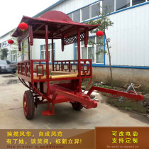 European style sightseeing carriage tour wedding film Hotel European style carriage retro Royal carriage carriage accessories