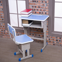 School single double desks and chairs for primary and secondary school students Home primary school lifting tables and chairs training counseling learning tables wholesale