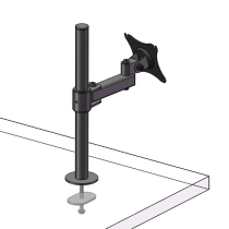 LCD computer screen monitor bracket aluminum alloy lifting Telescopic Universal rotating desktop universal base hanger