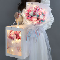 Net Red Natural dried flowers Starry Roses Soap flowers Tanabata Valentines Day Graduation bouquet Birthday gift Best friend girl