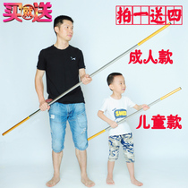 Sun Wukong Golden cudgel Adult childrens toys Stainless steel Ruyi gold rod Net red Journey to the West Qi Tian Sheng weapon