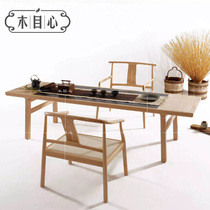 Modern New Chinese Tea Table Tea Desk Zen Solid Wood Furniture Tea Room Tea Table And Chairs Combination Brief Kung Fu Tea Art Table