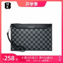 mk handbag mens leather mens bag mens clutch portable envelope small bag mobile phone casual leather bag hand grip bag