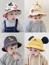 Japanese baby hat spring and summer autumn thin shade cute super cute children fisherman hat boy girl bucket hat
