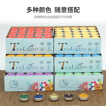 Smoke-free tea wax Hotel KTV romantic proposal confession birthday aromatherapy candle warm heating tea stove small candle