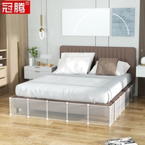 30cm bed bottom baffle transparent universal bed artifact anti-cat dog and pet drill plug edge high gap divider