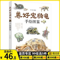  Genuine pet turtle hand drawing Water turtle semi-water turtle tortoise breeding books Pet turtle breeding technology living environment construction turtle feeding method turtle disease prevention books efficient breeding technology tutorial books Illustration