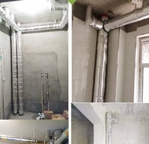 Household PVC drain pipe 110 diameter pipe insulation sound-absorbing cotton high density 2mm 3mm large diameter