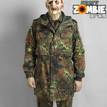 Zombie Legion German Army Army Edition Original outdoor clump-spotted camouflage uniform Parka Parka windbreak coat