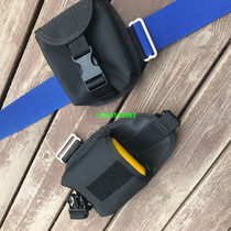 Diving belt bag day buckle snorkeling weight bag lead bag flexible back flying jacket side hanging buckle type non-slip lead